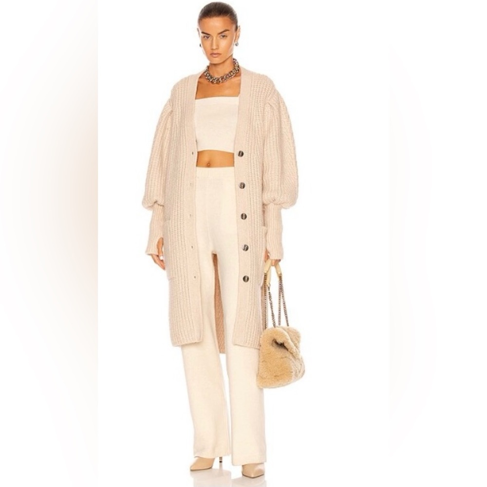 Ulla Johnson Aidan Cardigan in Limestone